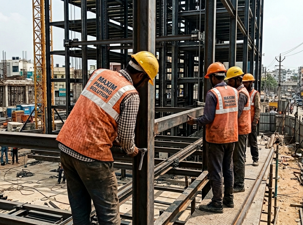 Puzzle Parking – Pune Commercial Hub